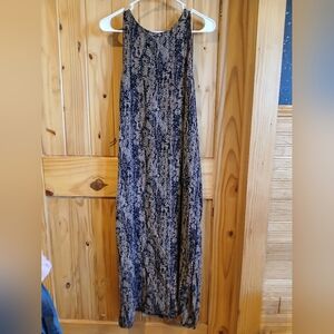 The Limited Black and Cream Patterned Maxi Dress Size M